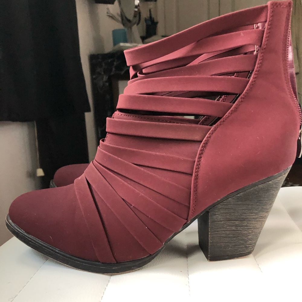 Burgundy Heels